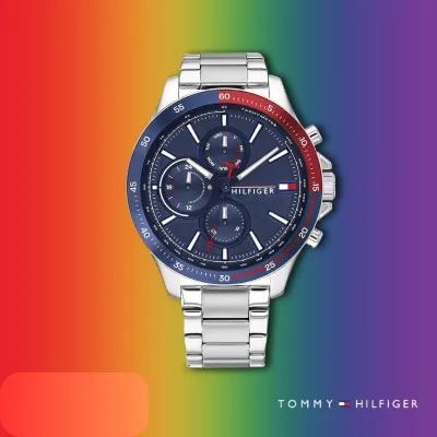 Tommy Hilfiger Round Navy Dial Men's Watch